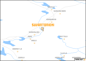 map of Suvantoniemi