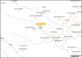 map of Sūveh