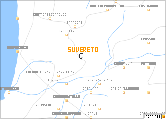 map of Suvereto