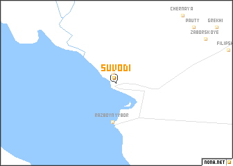 map of Suvodi