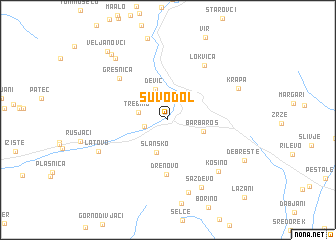 map of Suvodol