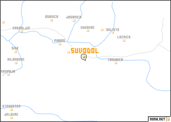 map of Suvodol