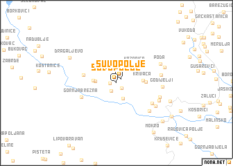 map of Suvo Polje