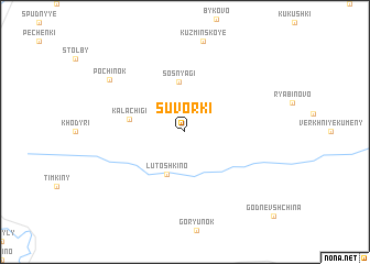 map of Suvorki