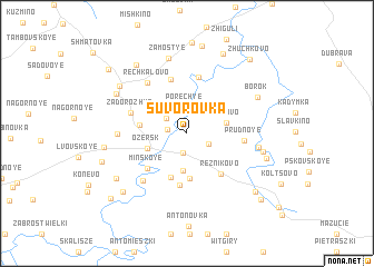 map of Suvorovka