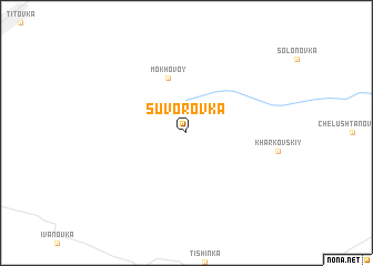 map of Suvorovka