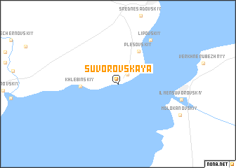map of Suvorovskaya