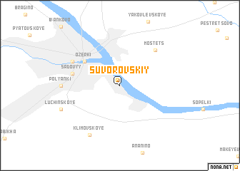 map of Suvorovskiy