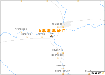 map of Suvorovskiy