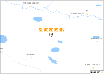 map of Suvorovskiy