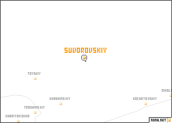 map of Suvorovskiy