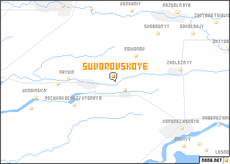 map of Suvorovskoye