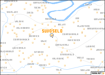 map of Suvo Selo