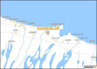 map of Suwādī ‘Alwā