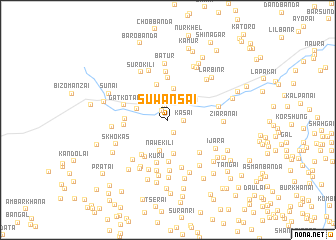 map of Suwānsai