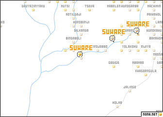 map of Suware