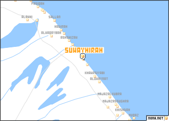 map of Şuwayḩirah