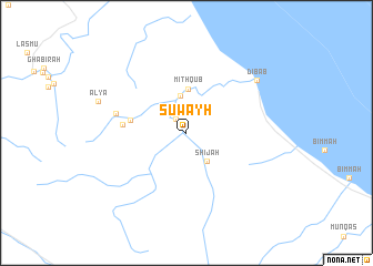 map of Suwayḩ