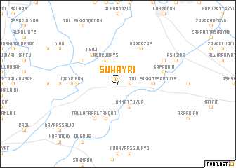 map of Suwayrī