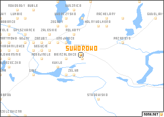 map of Suworowo