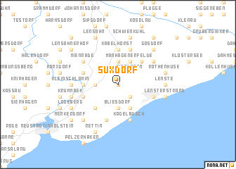 map of Suxdorf