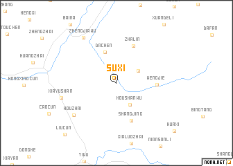 map of Suxi