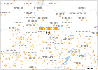 map of Suyang-gol