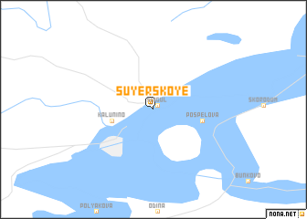 map of Suyerskoye