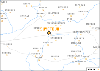 map of Suyetovo