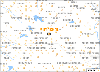 map of Suyŏk-kol