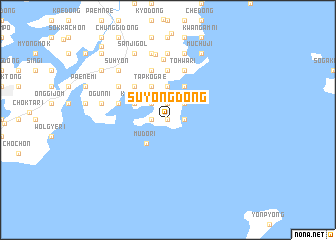 map of Suyong-dong
