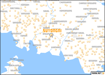 map of Suyŏng-ni