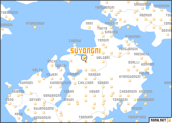 map of Suyŏng-ni