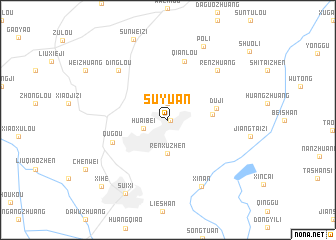 map of Suyuan
