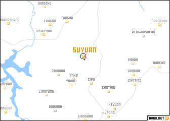map of Suyuan