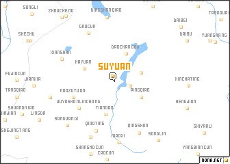 map of Suyuan