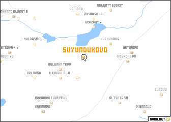 map of Suyundukovo