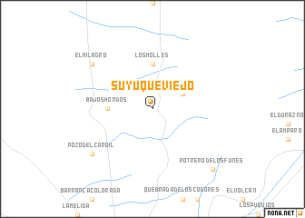 map of Suyuque Viejo