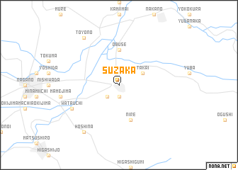 map of Suzaka