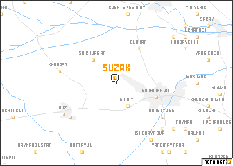 map of Suzak