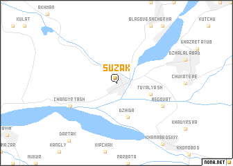 map of Suzak