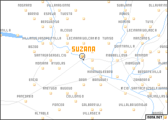 map of Suzana