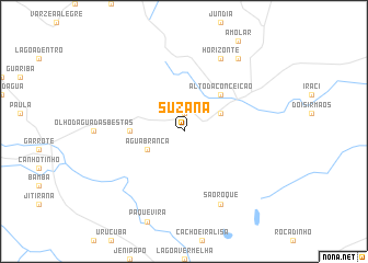 map of Suzana