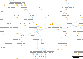 map of Suzannecourt