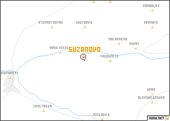 map of Suzanovo