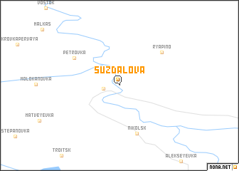 map of Suzdalova