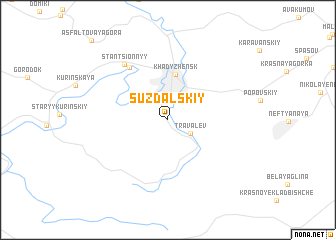 map of (( Suzdal\