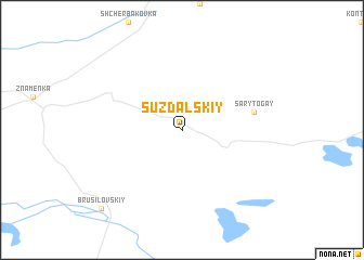 map of Suzdalʼskiy