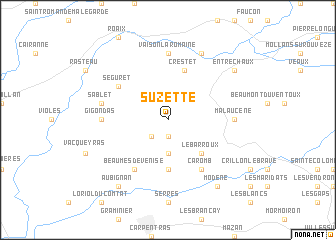 map of Suzette