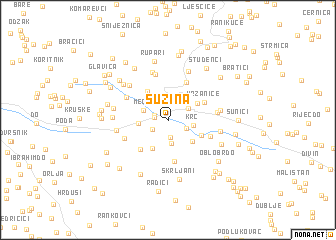 map of Suzina